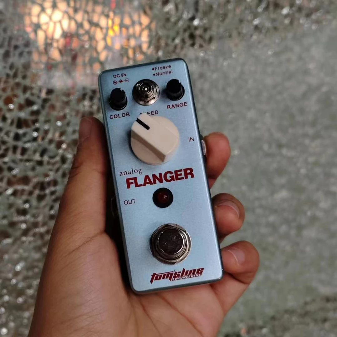 阿诺玛TOMSLINE ATR-5D铁灰色经典模拟镶边电木吉他专业效果器