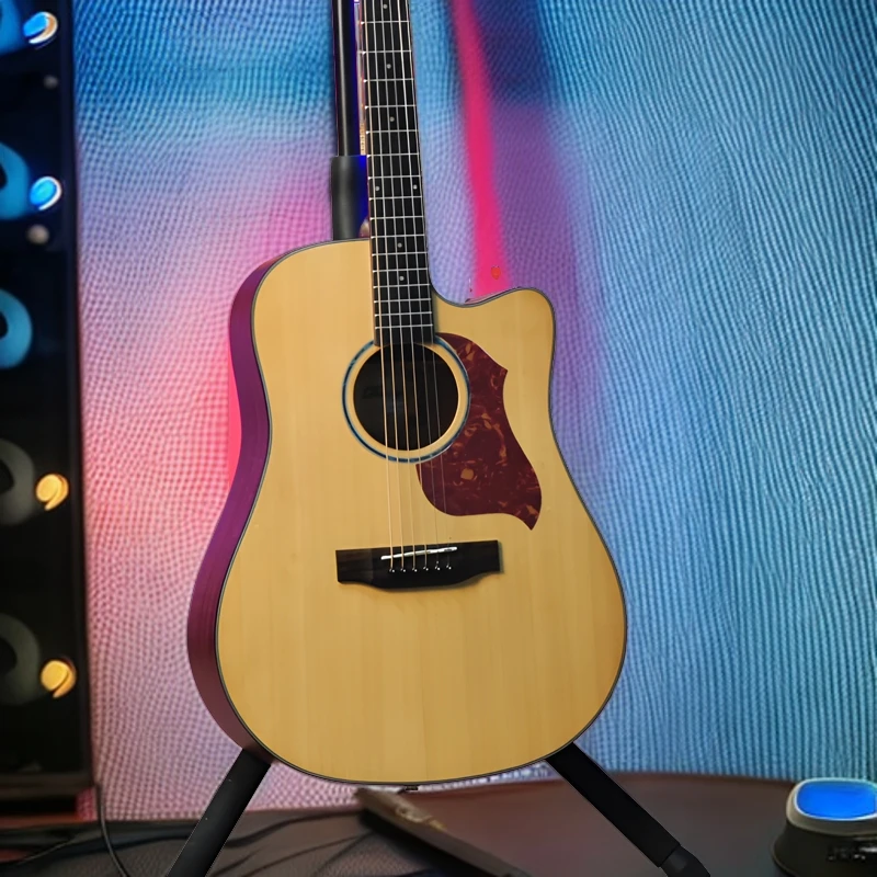 丹迪Dandy41寸入门DC651单板面单原声款民谣吉他新手入门初学者