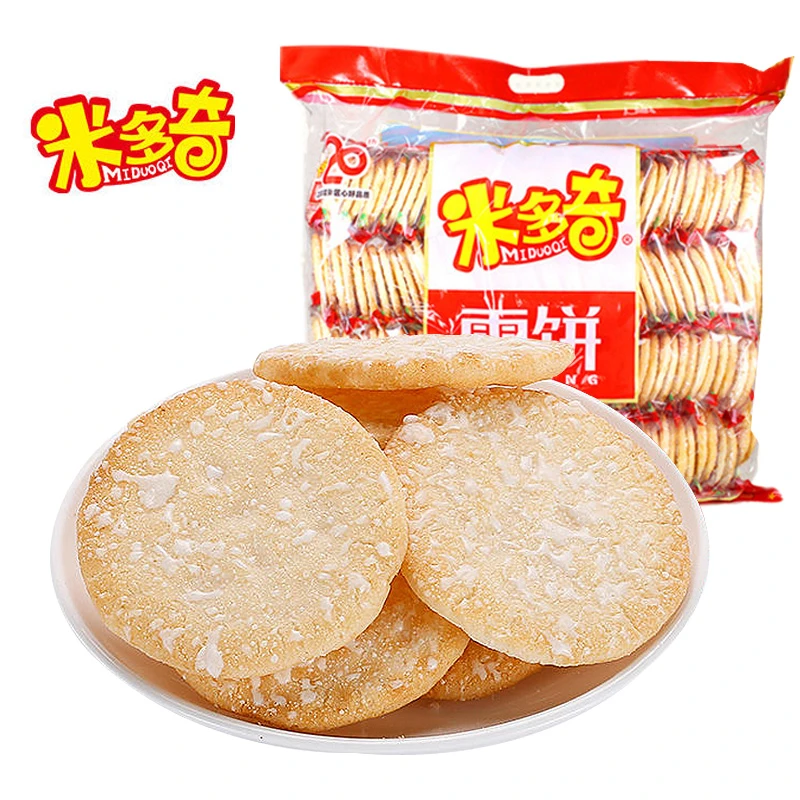 M多奇雪饼小包雪米饼整箱薄脆饼干散装膨化儿童休闲零食饱肚小吃