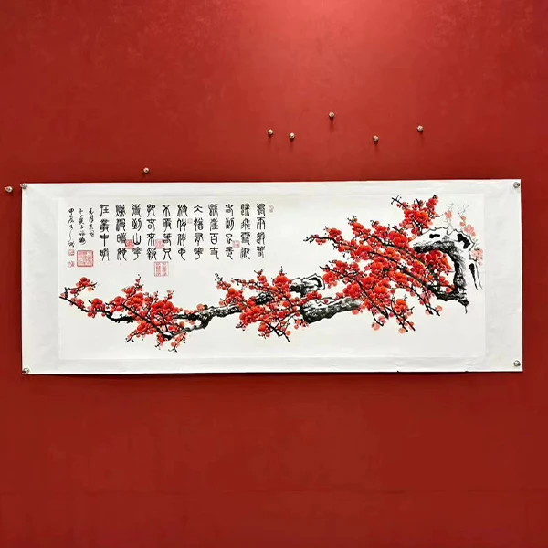 《咏梅书画》王秘老师手绘作品