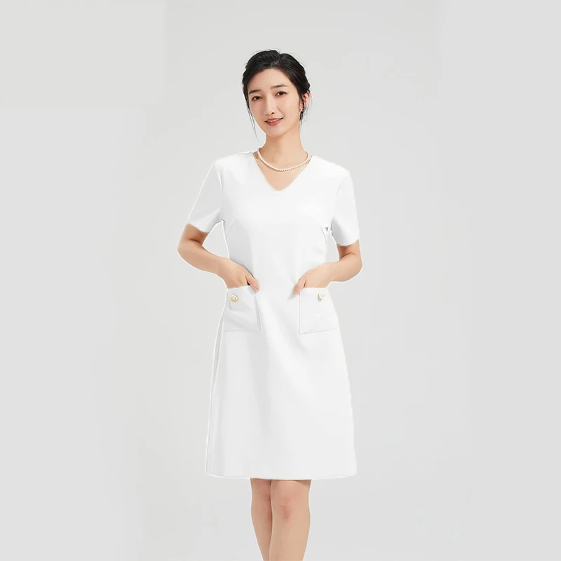 【夏季新款】DZ24-16夏季新款女装连衣裙显瘦时尚收腰修身通勤气质