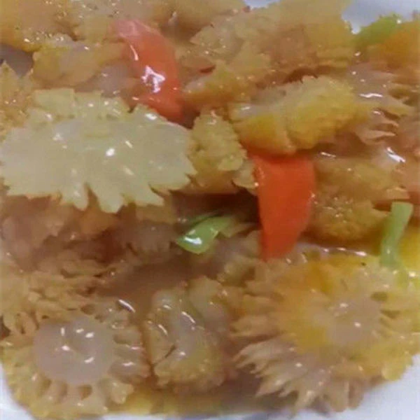 菊花海蜇头小海蜇花蜇头蜇皮酒店摆盘刷火锅即食凉菜爆炒500g袋装