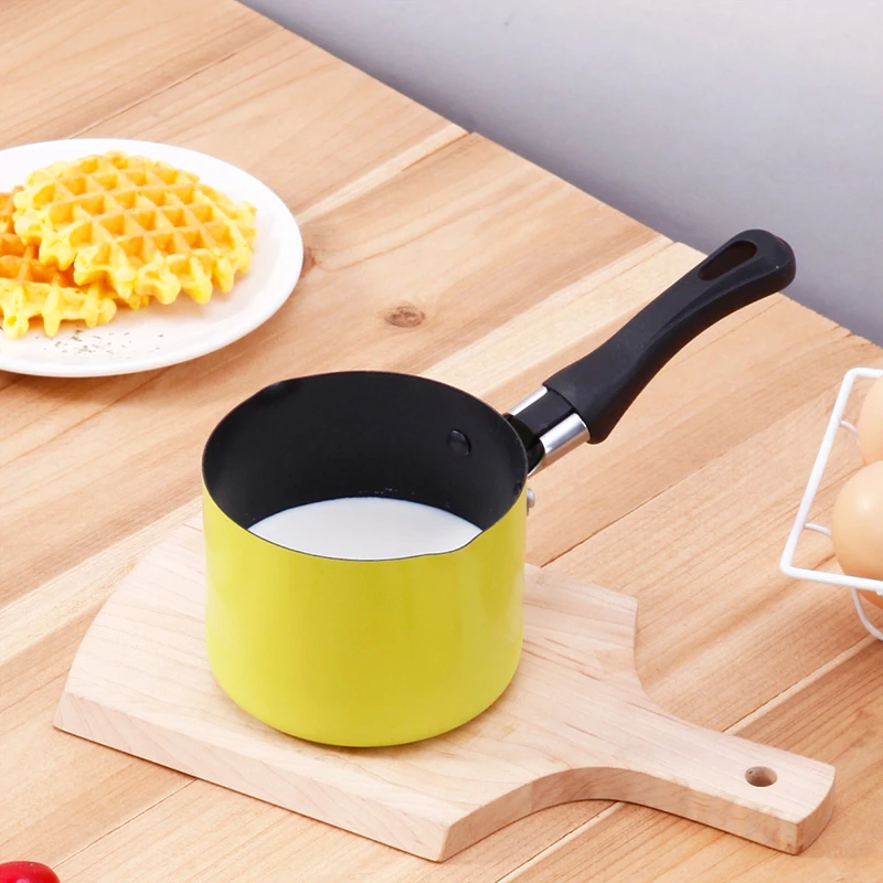 学厨 10cm迷你小奶锅不沾热油专用锅宝宝辅食小锅家用不挑炉灶