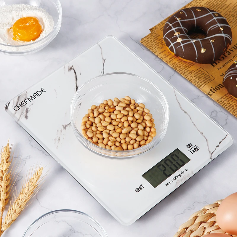 学厨 厨房秤烘焙电子秤家用小型克重精准称重食物秤称量器工具