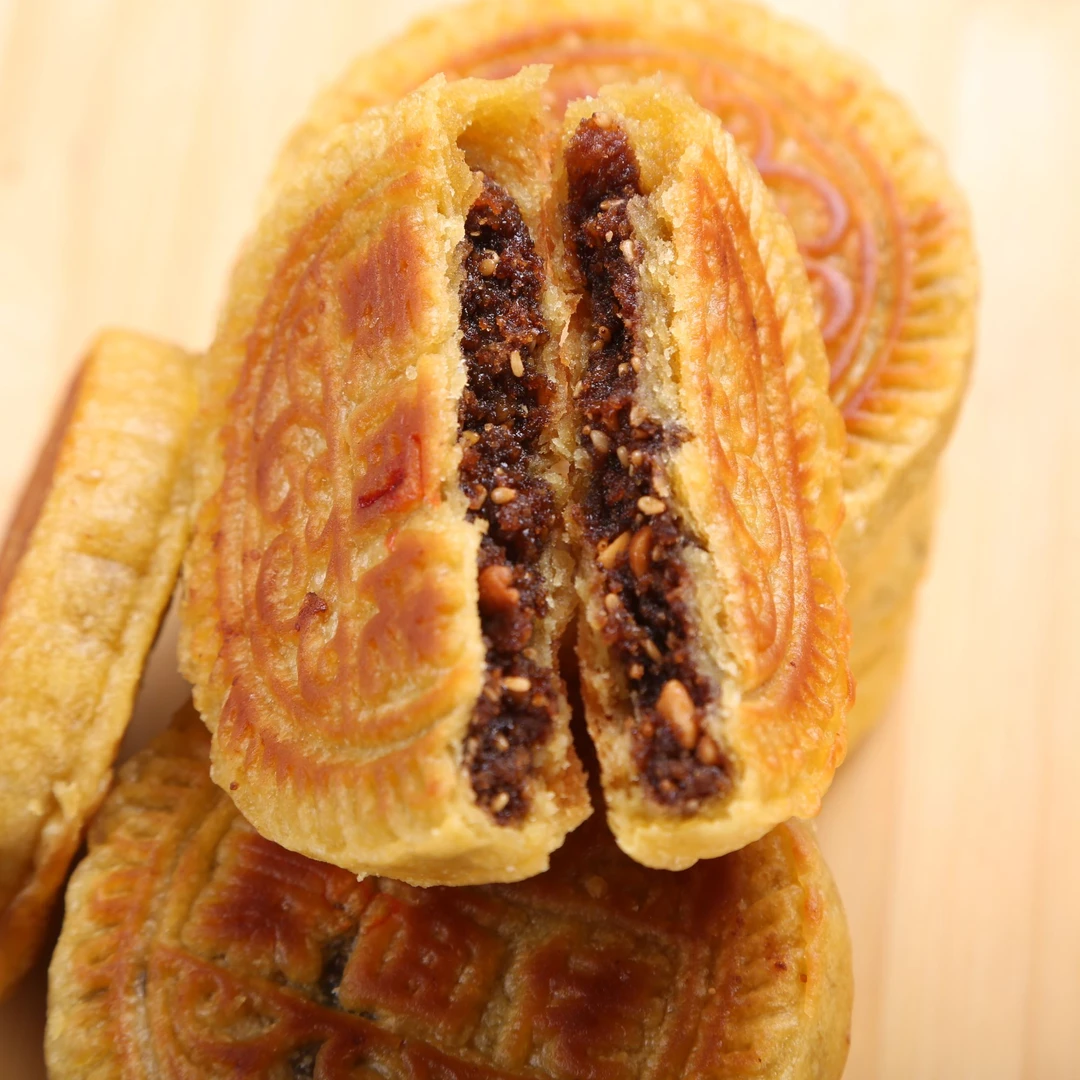 《礼盒装》赋裕河 传统手工月饼