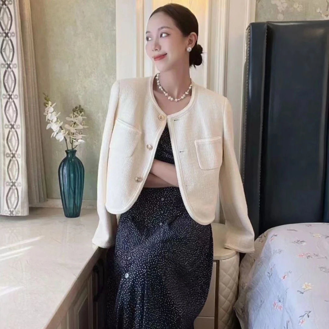 阿家正品活动专享质感短款千金小香风外套 5400627-4A33971-001