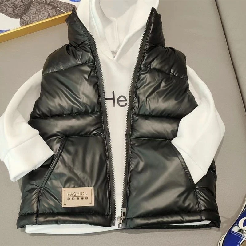 【校服神器】秋冬儿童马甲男女童加厚棉外穿免洗马夹小中大童冬装