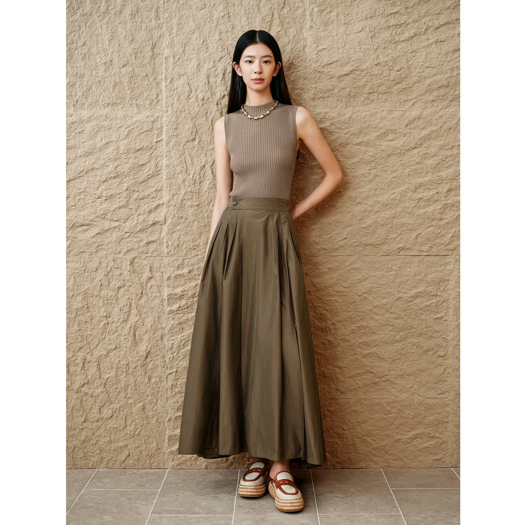 INSUN恩裳尤莱特假两件拼接气质优雅女装连衣裙9C34306500