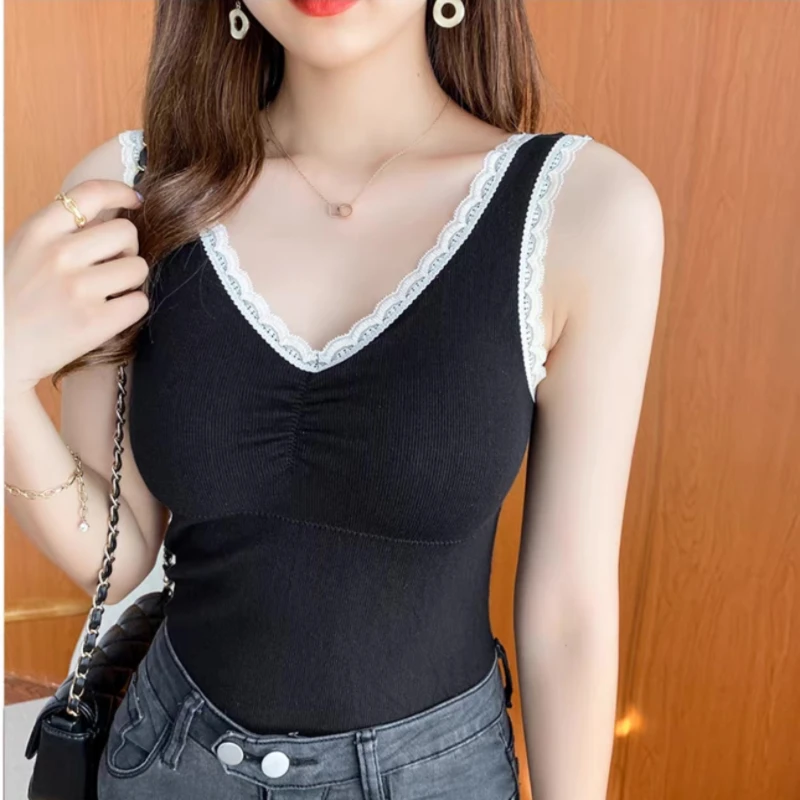 清仓美体背心【胸垫+毛圈+修身】带胸垫一体美体塑形无痕内搭上衣