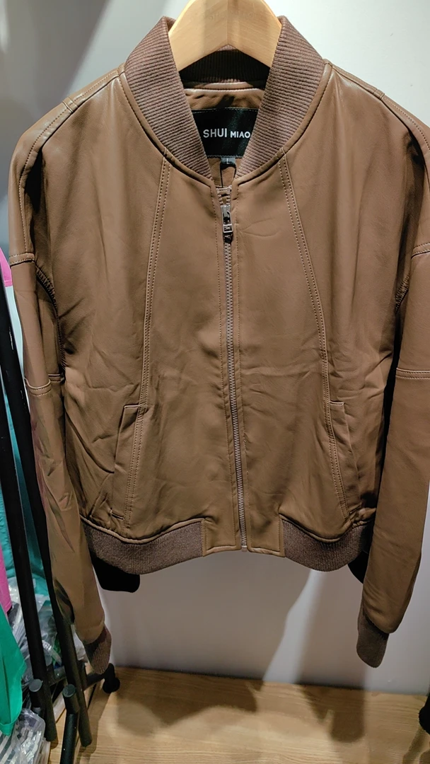 水淼2024秋款舒适宽松休闲大码外套