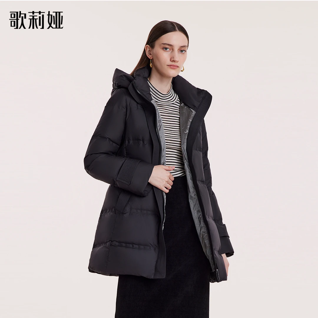 歌莉娅 冬季新品羽绒服鹅绒服  1ADC8C02A