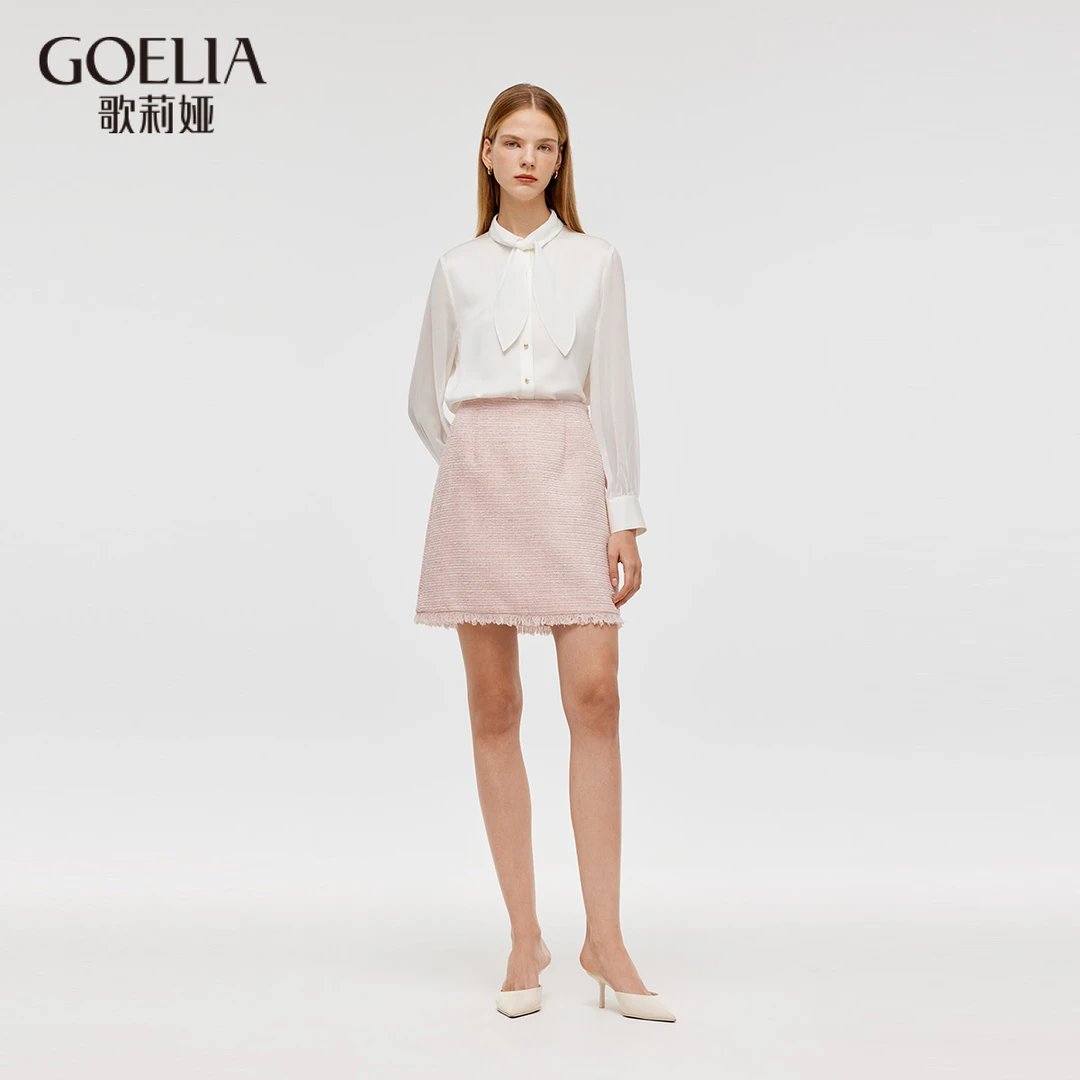 歌莉娅 新品  花纱半裙  1C9R2A370