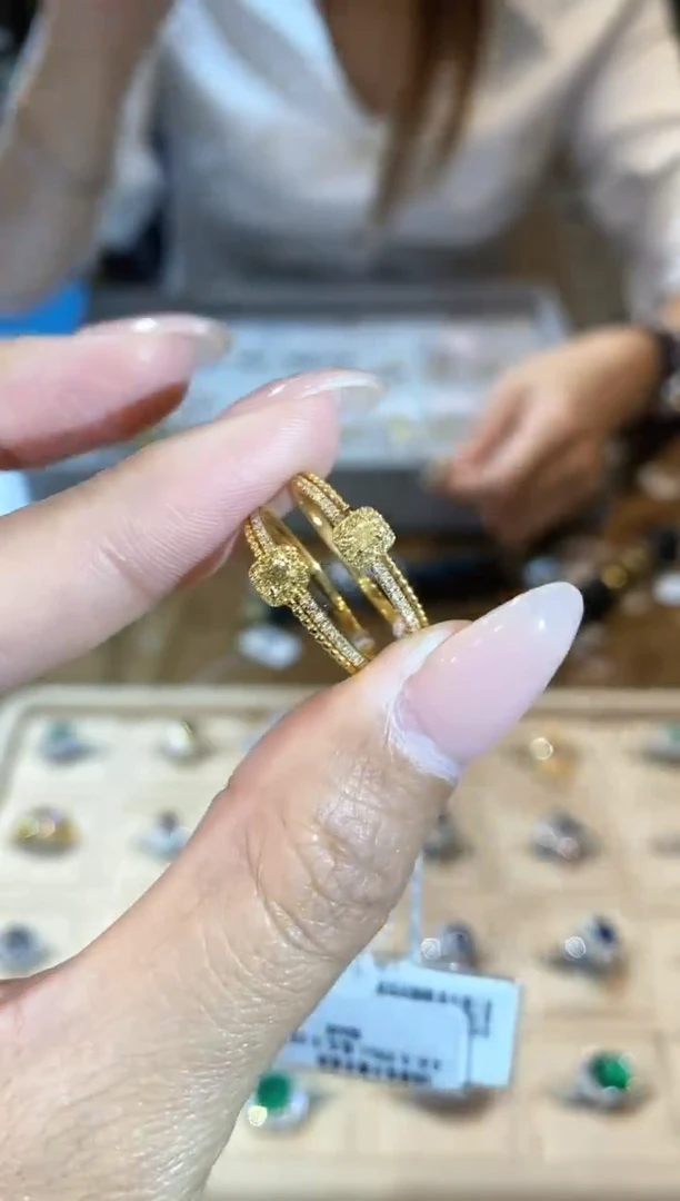 【闪购商品】钻石戒指/指环18K金镶嵌CY  26多样性发其一