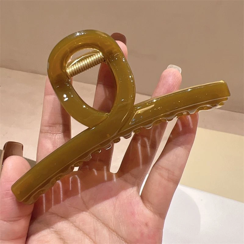 新款夹子韩国ins风抓夹果冻大衣架发抓耐用名媛穿搭必备百搭发饰