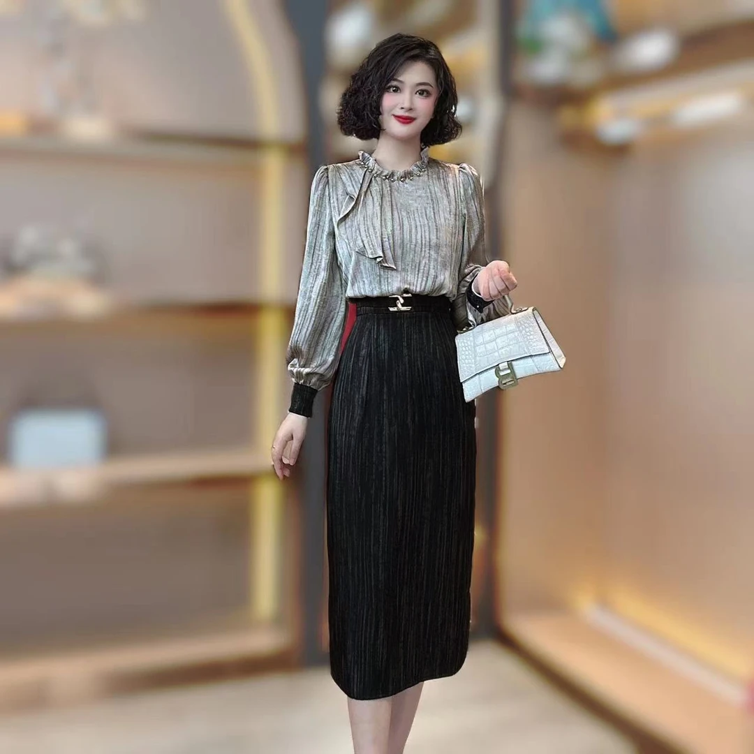 【香舍菲尔】新款高级感优雅气质修身法式收腰显瘦轻奢连衣裙-85225