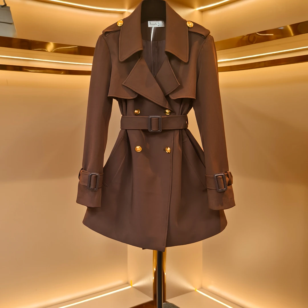 【山扶晚月】《子沫》轻奢设计师款高定奢华显瘦外套-85999