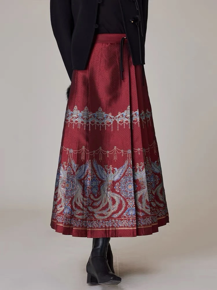 【爆款王见】哒头.【龙凤呈祥】微胖mm大码2024中式马面裙套装女国风