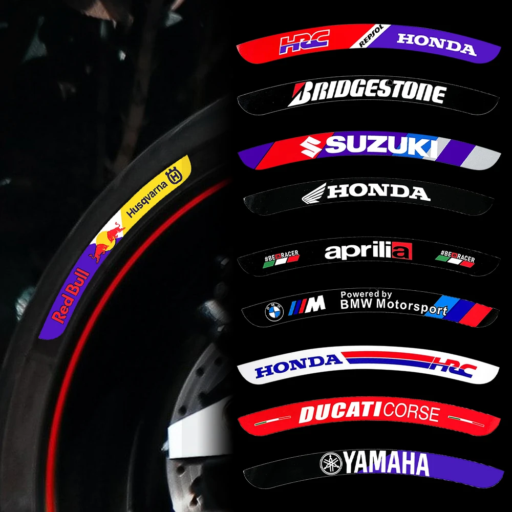 摩托车汽车轮胎贴纸热熔轮胎贴硫化转印不伤胎改装装饰贴花防水