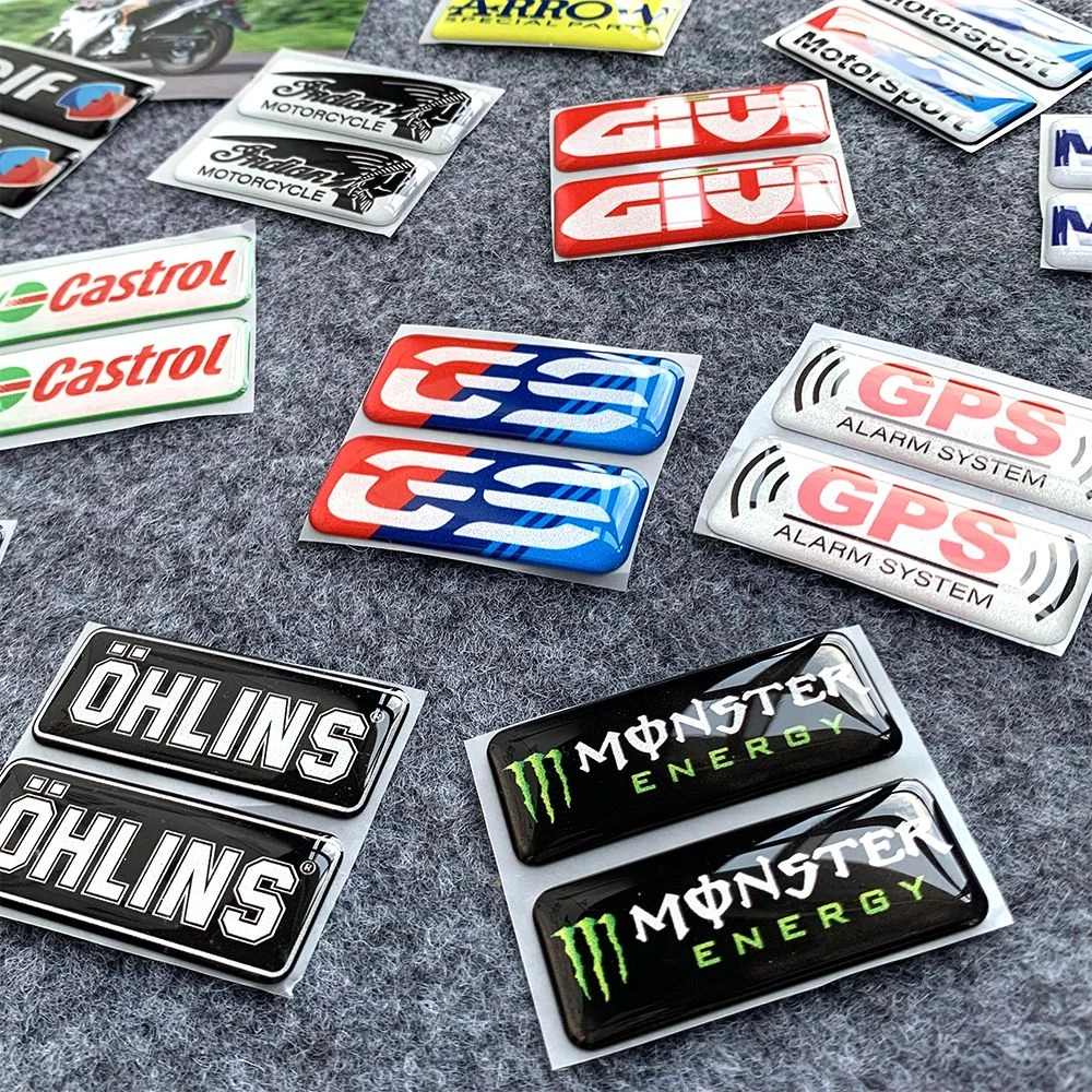 3D立体反光贴纸赞助商摩托车电动汽车笔记本拉杆旅行李箱装饰贴花