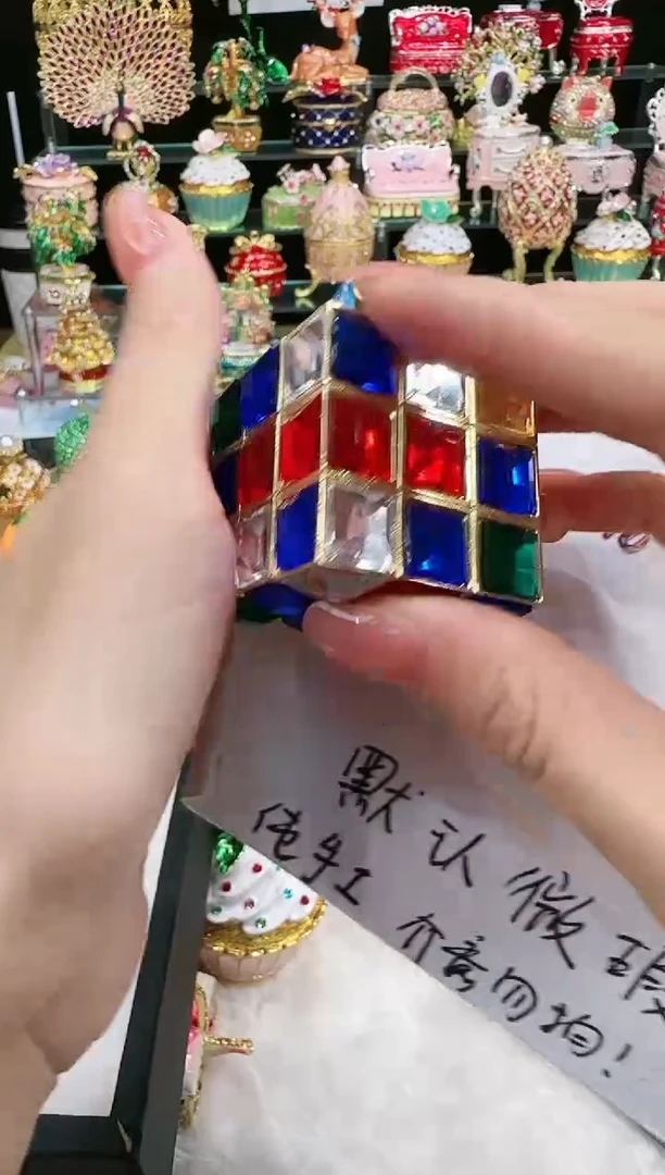 【闪购商品】茶宠珐琅首饰盒摆件AD101