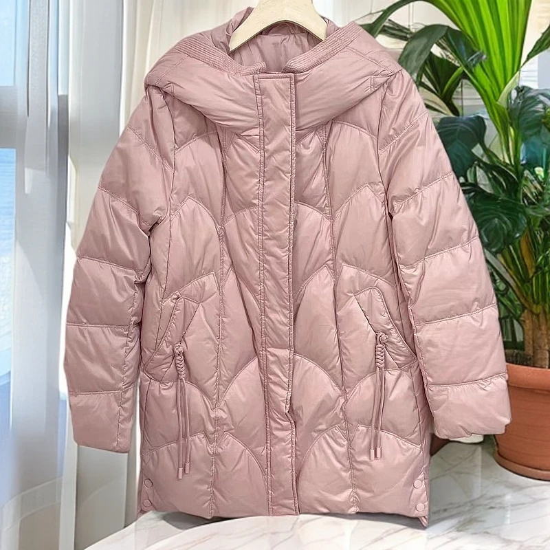 粉色时尚连帽外套 X145