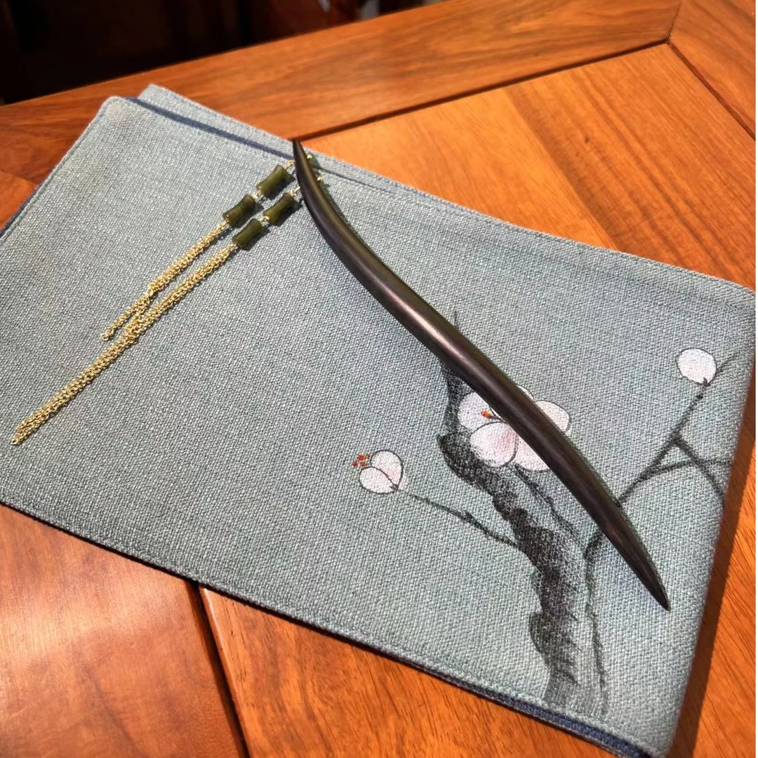 黑檀木节节高升手工制作木雕饰品【特手工艺】