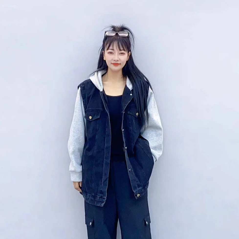 XIE3  美式复古街头百搭加厚加绒外套2357