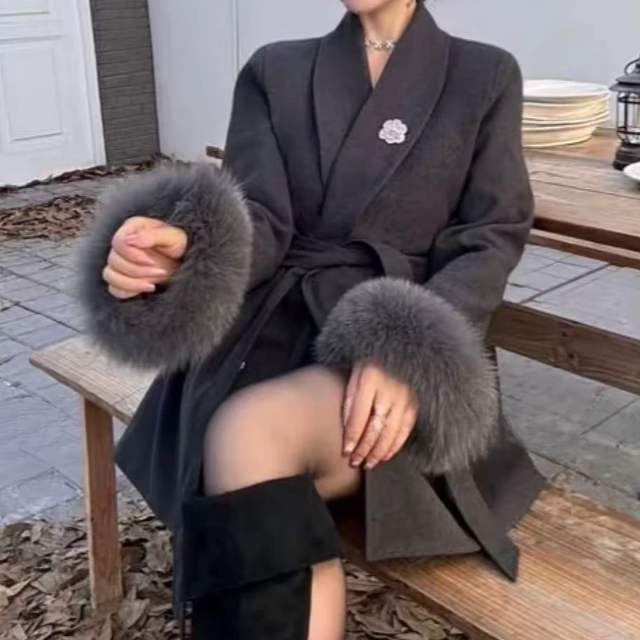 XIE3  赫本风高级感百搭外套6173