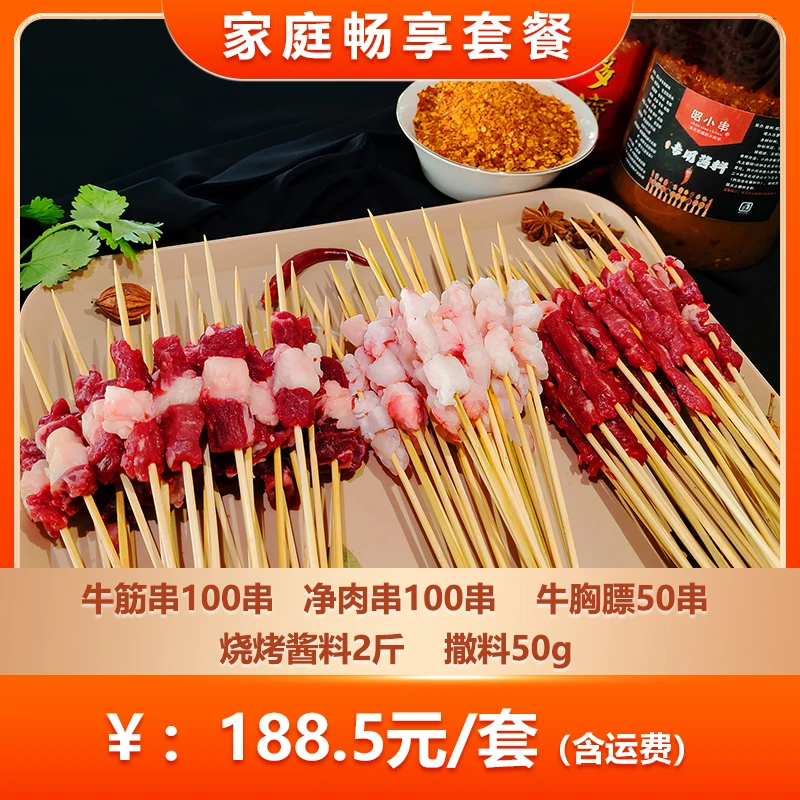 中新慧农昭通小肉串美味烧烤家庭畅享套餐优质手工