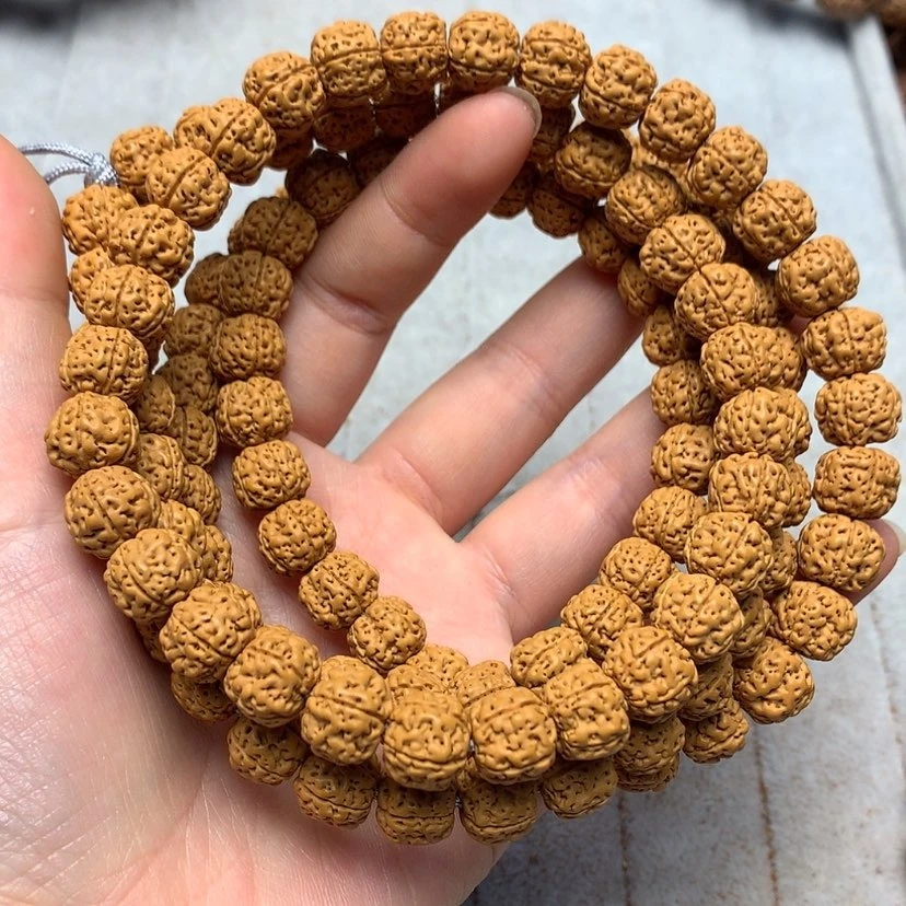 六瓣蜂巢108颗*12mm小金刚菩提手串精品文玩
