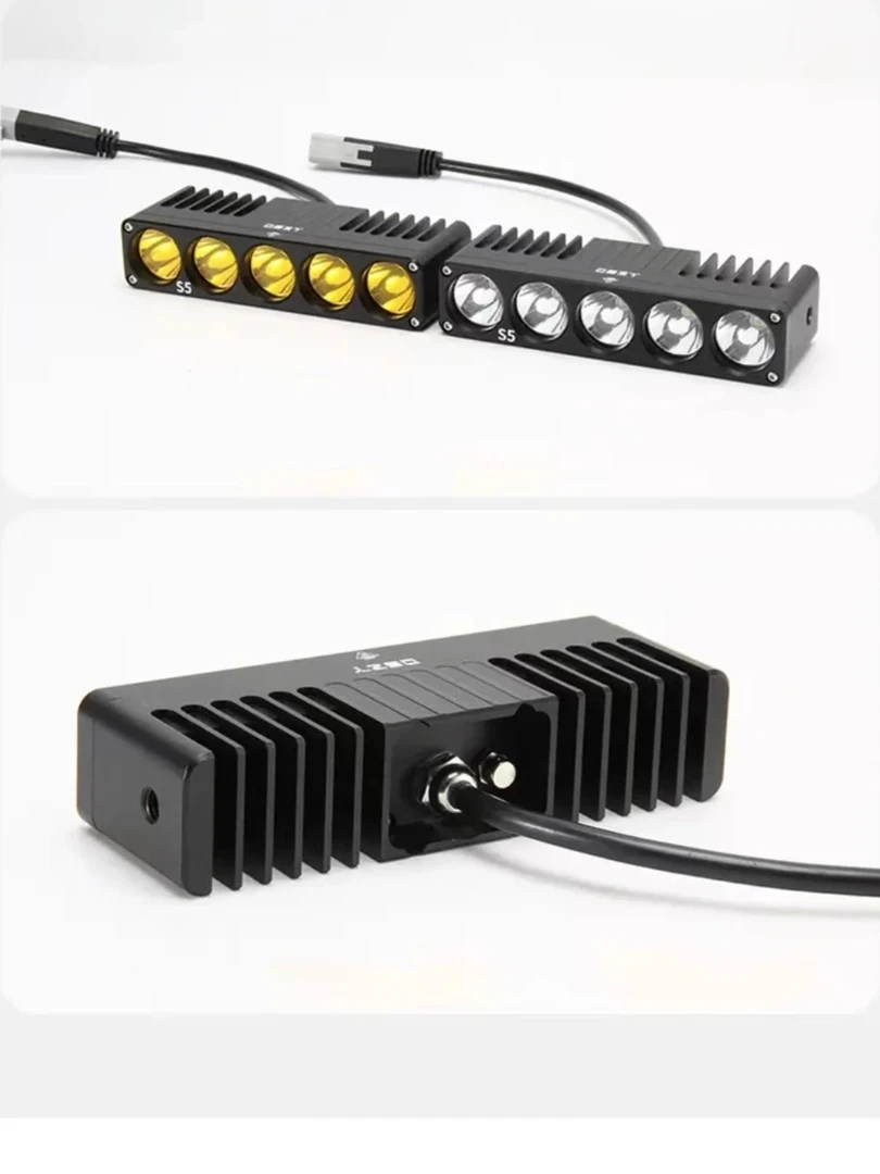 s5五珠射灯中网灯坦克300中网专用射灯12v24v通用格栅灯