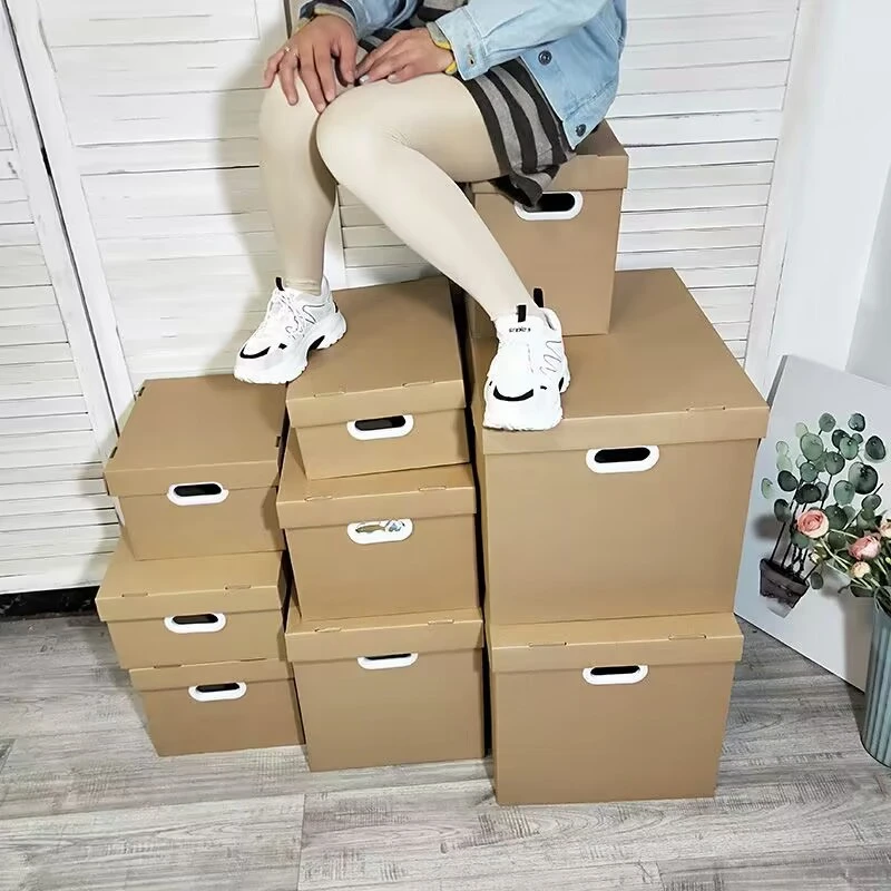 纸箱子快递打包搬家大纸箱包装送生日礼物礼品盒带盖收纳箱纸盒子