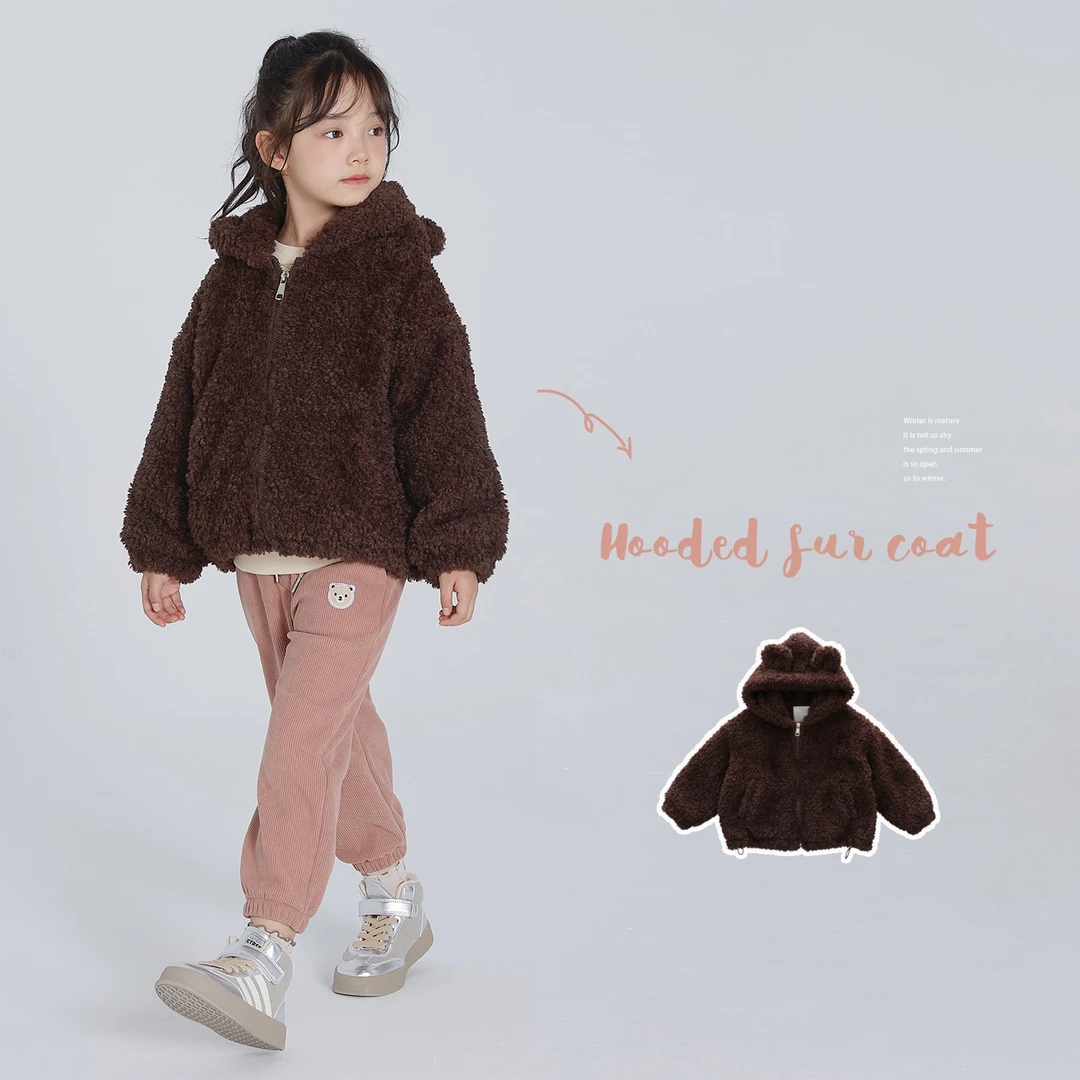 童良品丨女童毛毛外套
