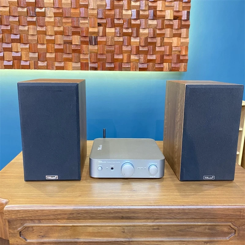 Tikaudio 功放dac 66功放+Tikaudio书架箱一对