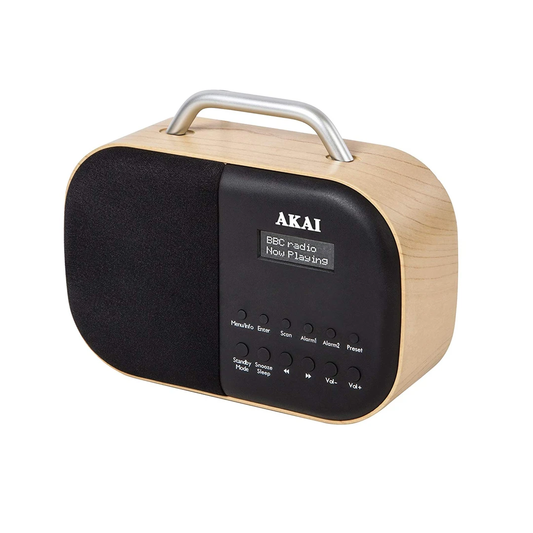 准新品  AKAI 手提款LED显示屏收音机A61017
