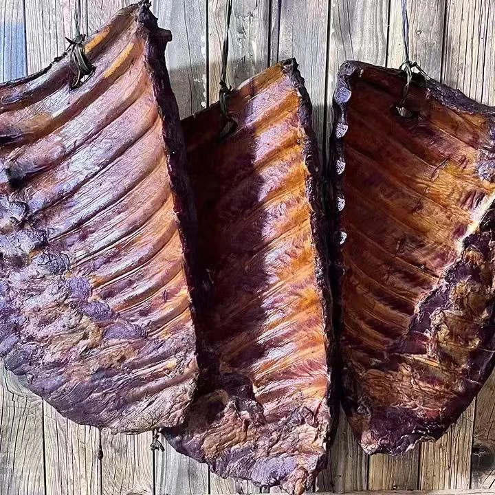 湖南古法腌制烟熏腊排骨【直播现称】