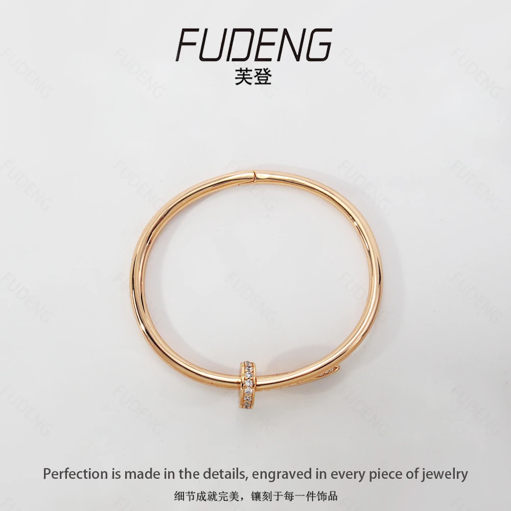 铜合金手镯 轻奢百搭小众简约个性气质精致手镯8052