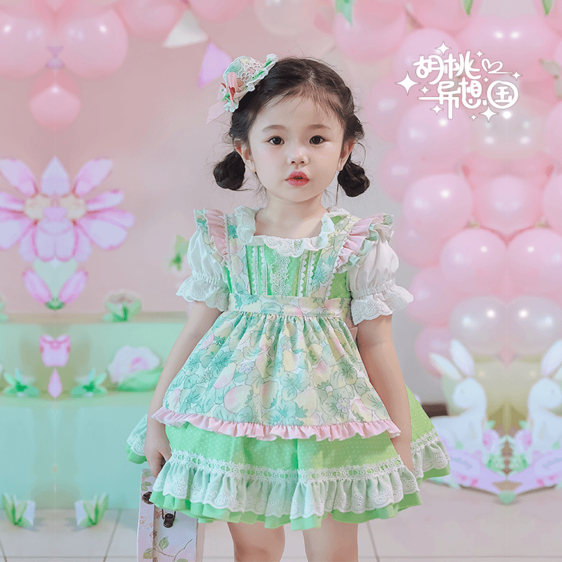 【B品微瑕青草莓】小清新洛丽塔连衣裙