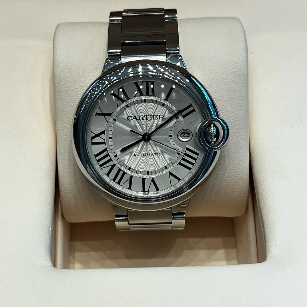 95新 盛岽亨德利 卡地亚蓝气球男表/42mm/公价5.75W/有卡/0ZX/x