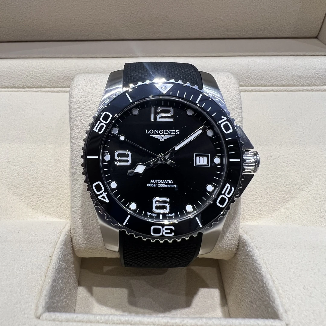 95新 盛岽亨德利 浪琴康卡斯男表/表径41mm/公价1.4W/21卡/787/x