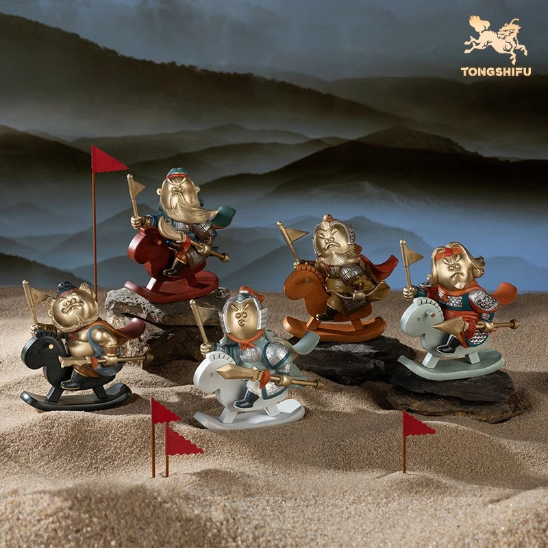 铜师傅《萌版五虎上将》 铜摆件 铜工艺品礼品摆件（停产作品）