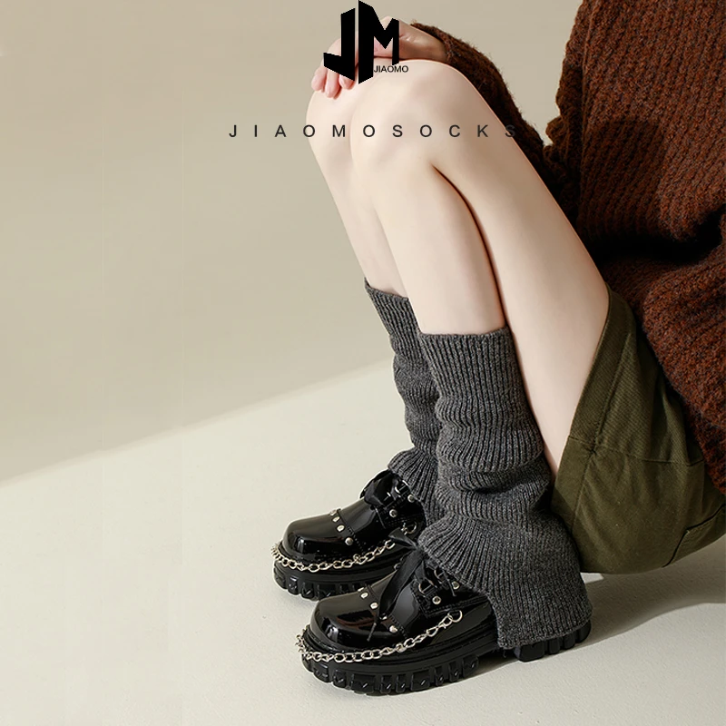 【穿搭态度】毛线针织腿套辣妹y2k废土风堆堆袜女袜套秋冬jk小腿袜