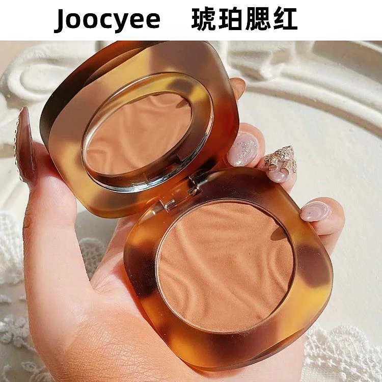 Joocyee/酵色腮红盘琥珀B01焦糖银杏胭脂裸妆橘色显白ins哑光N01