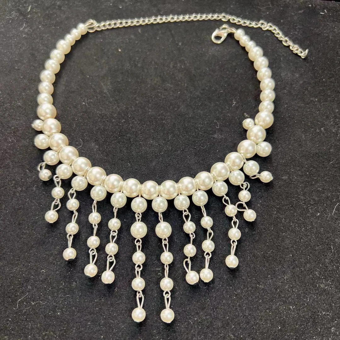 【婉婉璎珞链】戏曲越剧花旦小旦装饰点缀组合白珠款式大气端庄