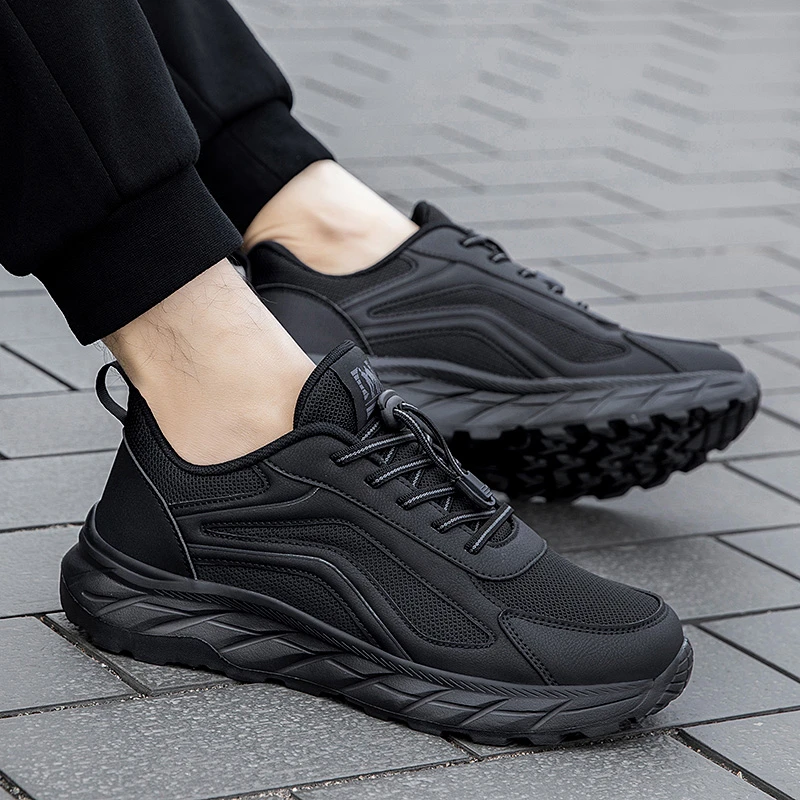 足力健安全老人鞋官方正品健步透气中老年爸爸防滑软底运动旅游鞋