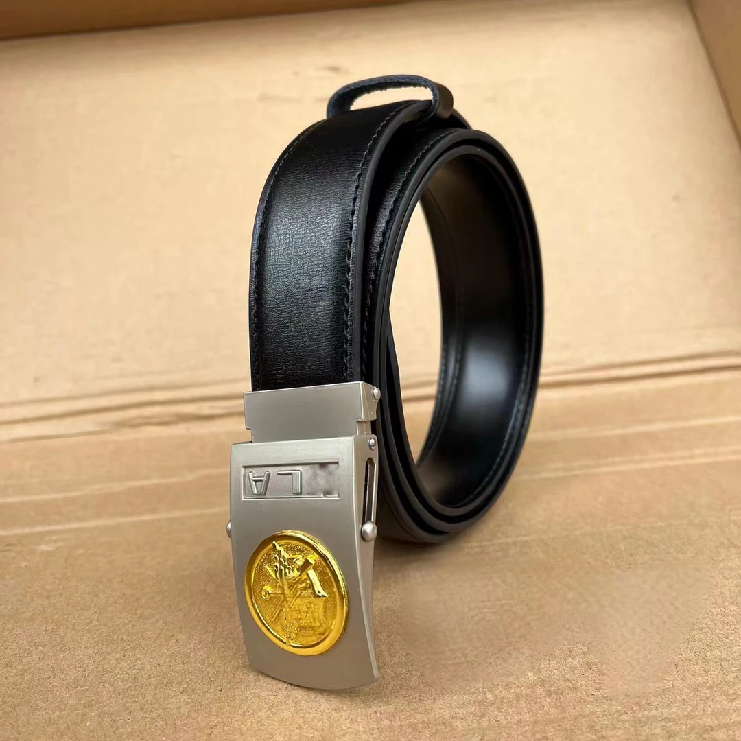 滚轴男士快开皮腰带