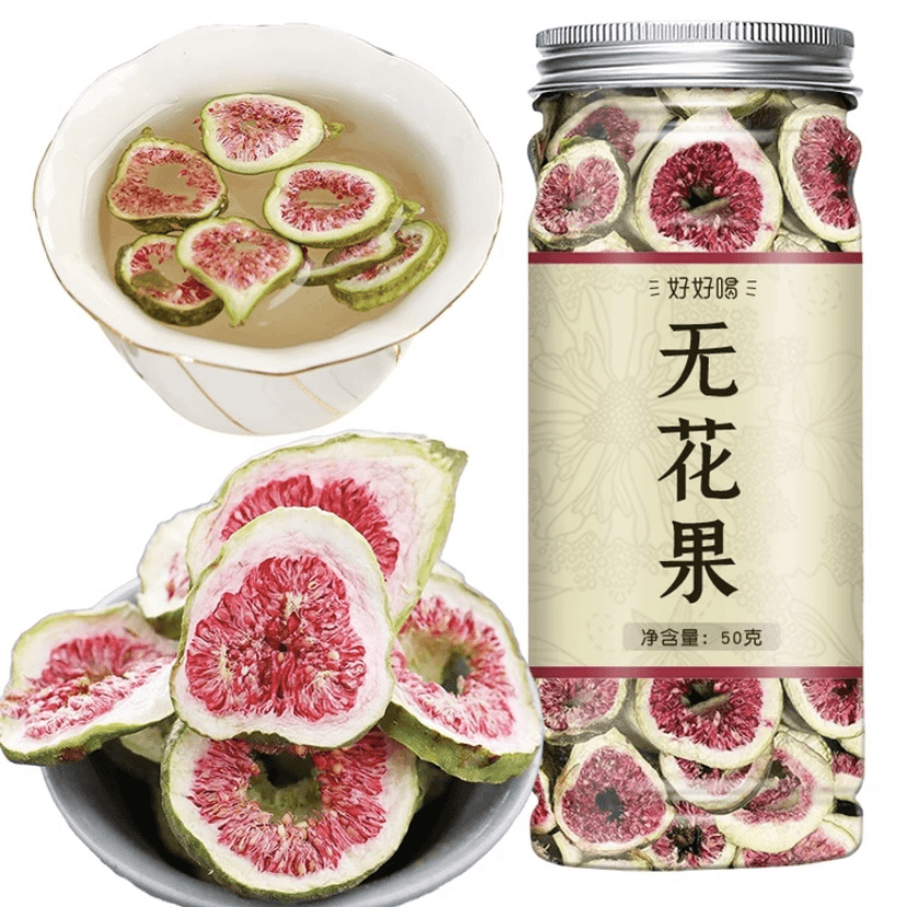无花果泡水泡茶无新疆花果干片切片罐装煲汤
