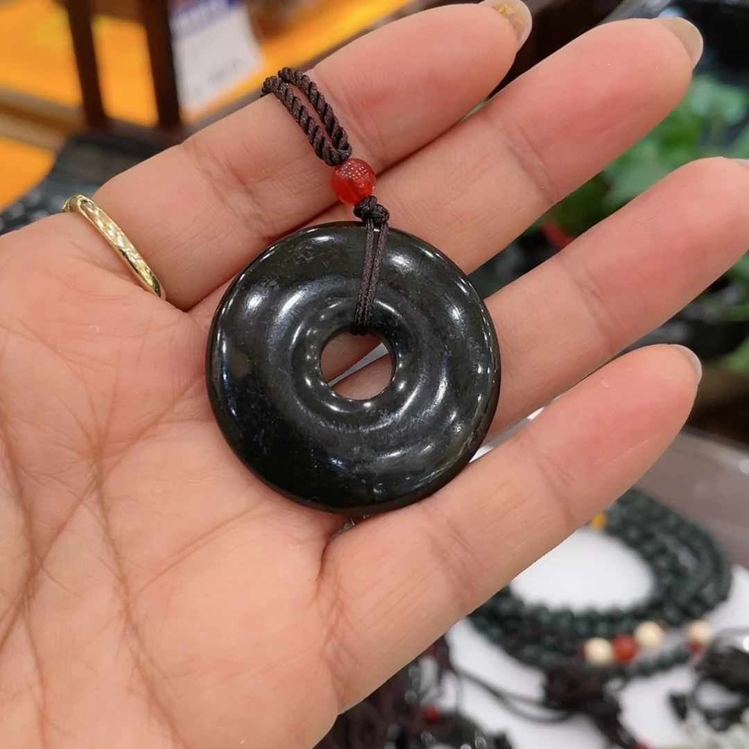 【闪购商品】蛇纹石玉吊坠未镶嵌电*哥