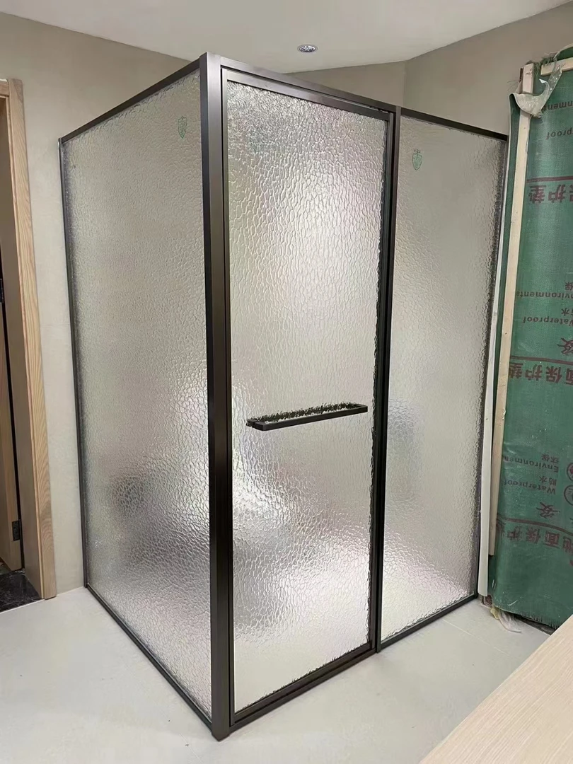 L型 异型内外平开淋浴房 尺寸颜色可定制