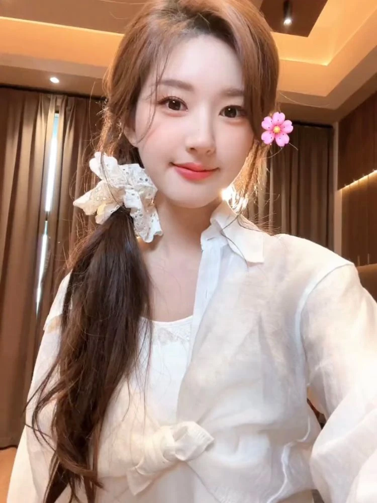 【赵露思同款】超仙蕾丝花边大肠发圈发绳头绳发饰少女百搭溯源好物